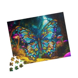 Pretty Butterfly Puzzle (110, 252, 520, 1014-piece), Butterfly, Colorful Butterfly Puzzle Butterfly,Hobby, Hobby Puzzle,Puzzle Lover