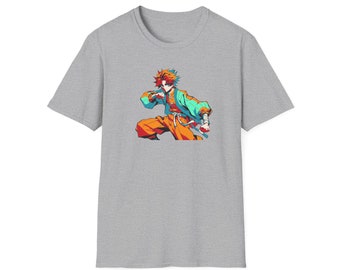 Red Anime T Shirt, Shirt, Mutilple Color Tee Shirt, Assorted Color T Shirt