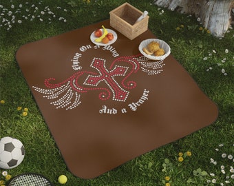 Picnic Blanket (Brown), Picnic, Picnic Table, Brown Blanket, Blanket, Brown Wings, Prayer Blanket, Blanket, Spiritual Wings, Spiritual