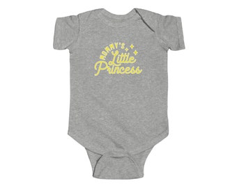 Mommy's Little Princess Infant Fine Jersey Infant Bodysuit