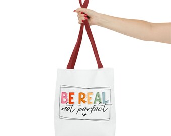 Be Real Hand Bag, White Hand Bag, Hand Bag, Hand Tote