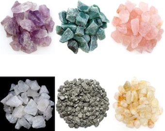 Crystal Pick and Mix: Natural Gemstones, Healing & Spiritual, Quartz, Pyrite, Amethyst, Aventurine, Citrine