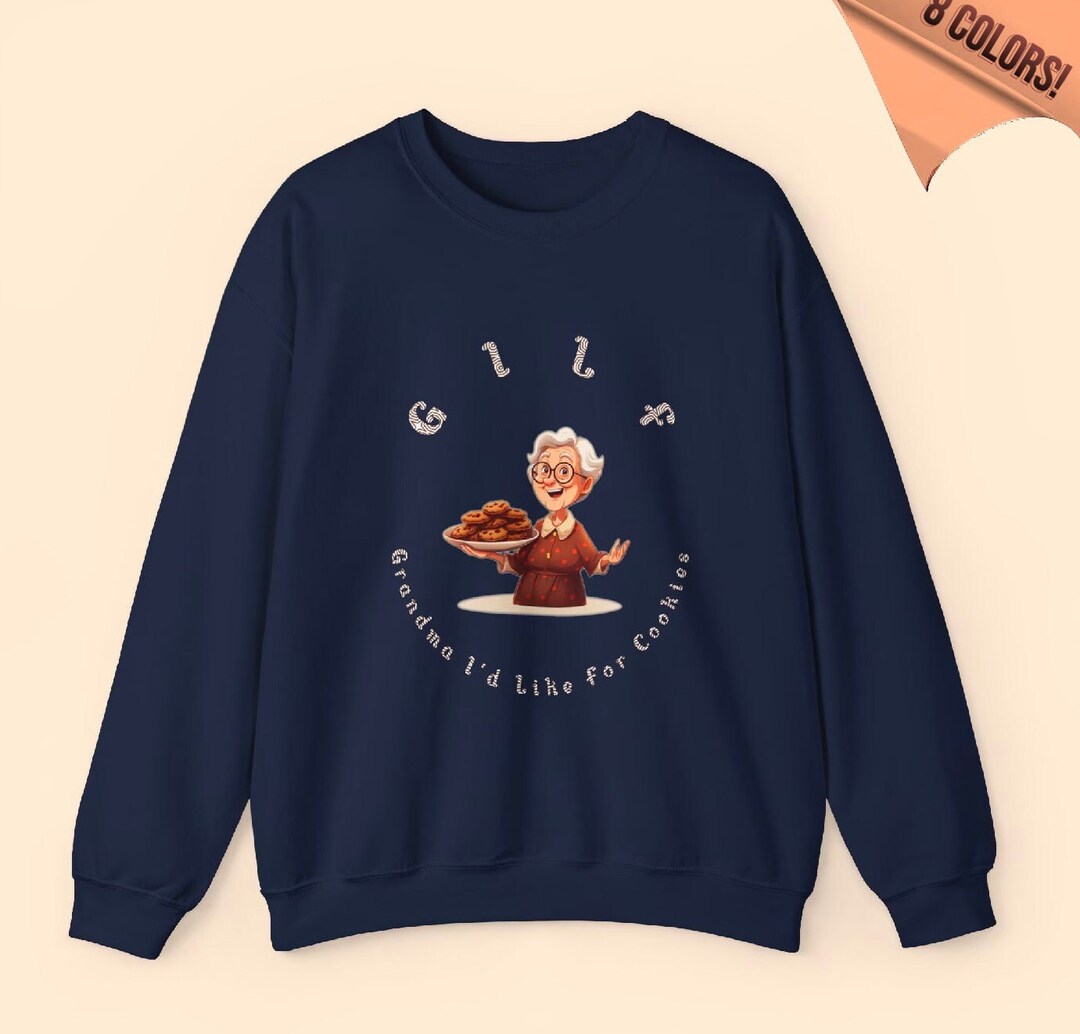 Funny Grandma Sweatshirt, GILF Crewneck Jumper, Bakingthemed Top
