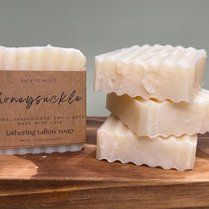 Honeysuckle Tallow Soap