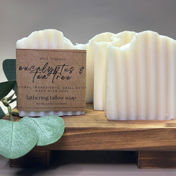 Eucalyptus & Tea Tree Tallow Soap
