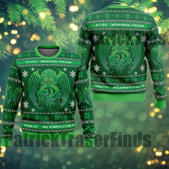 Cultists Christmas Ugly Christmas Sweater Christmas Sweater Ugly Knitted Sweater Christmas Sweatshirt Family Ugly Sweater Etsy