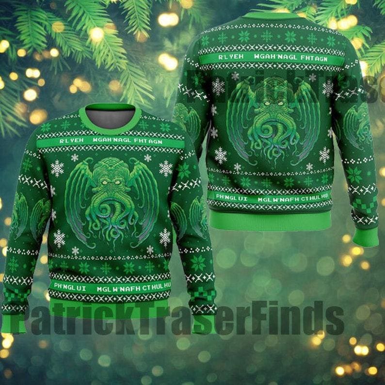 Cthulhu christmas sweater best sale