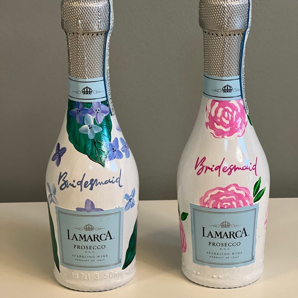 Mini Prosecco champagne bottles