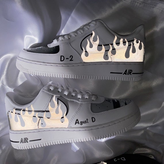 BTS Shoes | Kpop Gifts Bangtan Suga Core Inspired - Etsy