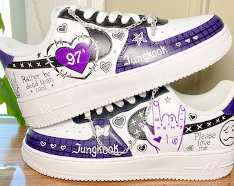 DCT♡bts BTS Shoes | Kpop Gifts Bangtan JK Core Inspired - Etsy