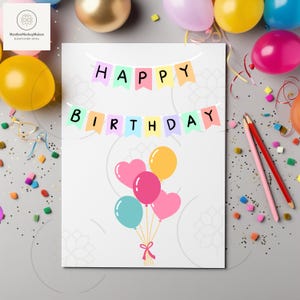 Mockup di biglietti di auguri di compleanno, invito per doccia 5x7, mockup di biglietti, inviti per feste, inviti, biglietti di auguri, biglietti di auguri di compleanno, biglietti di nozze, JPG digitale