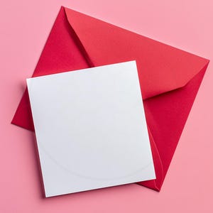 Valentine&#39;s Day card mockup Greeting Card Mockup, Digital Card Mockup, Blank Card Mockup with Hearts, PNG Mockup for Cards