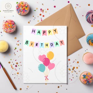 Birthday Card Mockup, 5x7 Shower Invite, Card Mockups, Party Invitations Invite Stationary Greetings Cards Birthday Wedding Card JPG Digital