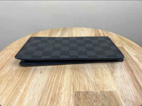 Authentic Damier Graphite Brazza Long Wallet, Lon… - image 7