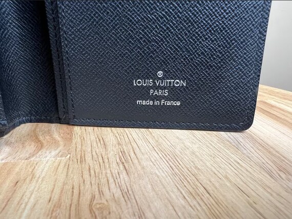 Authentic Damier Graphite Brazza Long Wallet, Lon… - image 5