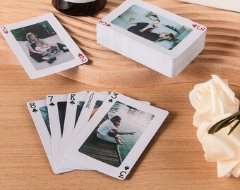 Custom Playing Cards, Personalized Photo Album Alternative, Wedding Guestbook Playing Cards, Unique Party Favors, Couple's Playing Cards