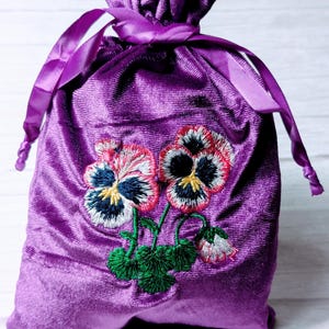 Tarot Velvet Lightweight Bag, Spiritual Bag, Divination Tools Accessory, Mystic Gift, Pouch for Tarot Cards, Crystals, Runes, Oracle Decks