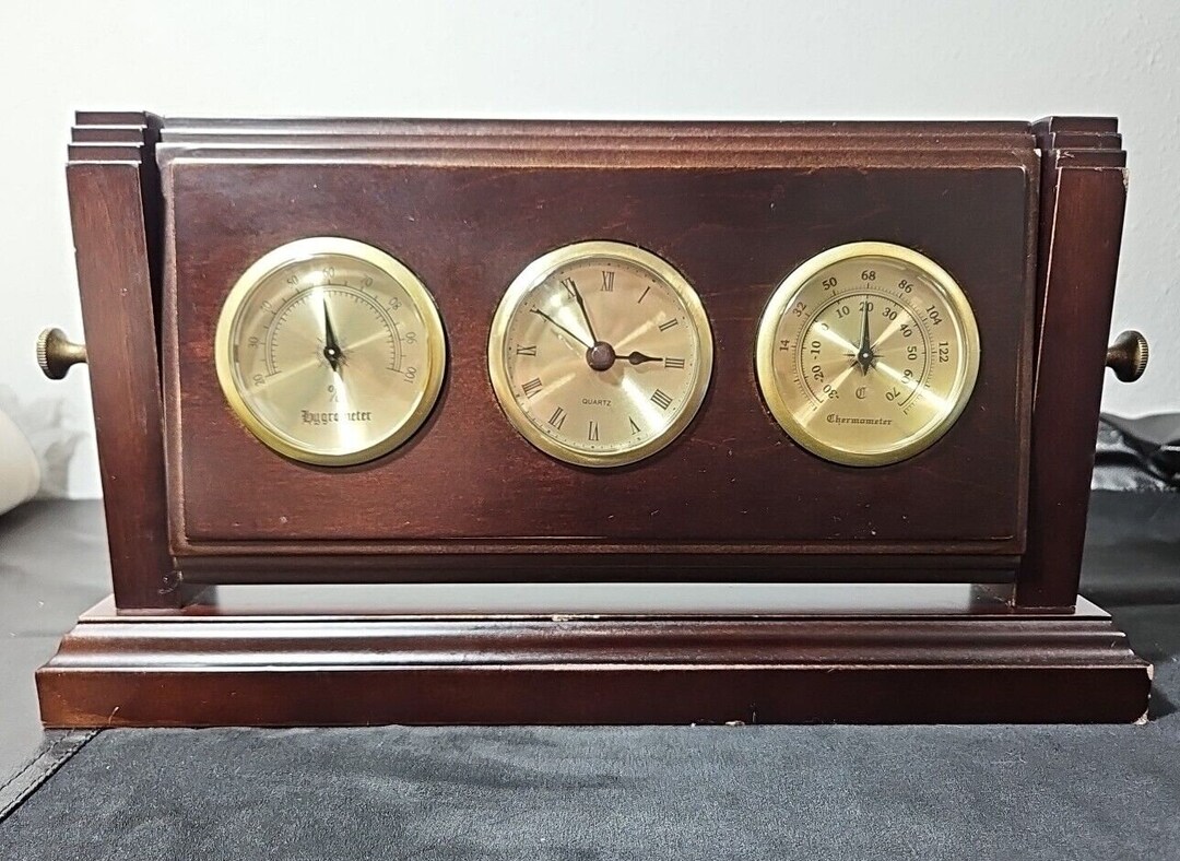 VTG Bombay Company Multi Meter Desk Top Clock. 094 Z26 Etsy