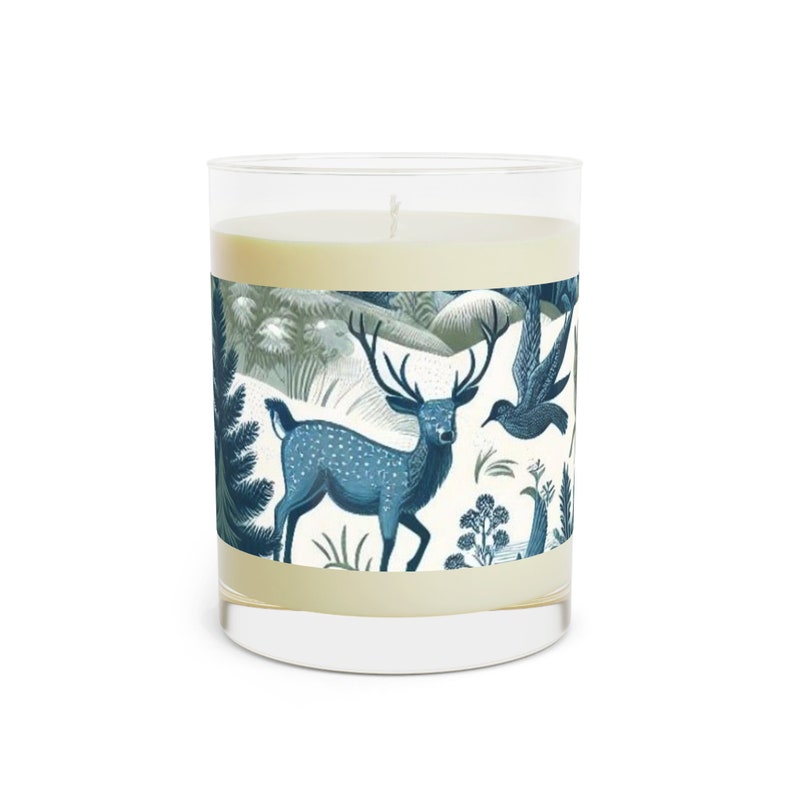 Alpine Toile Aromatherapy Candle Scents White Tea Fig, Lavender Sage