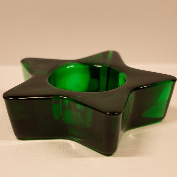 Green - Star Shaped - Tealight Holder - Crate & Barrel