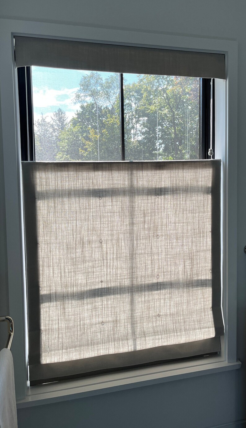 Top Down Bottom up Roman Shades Etsy