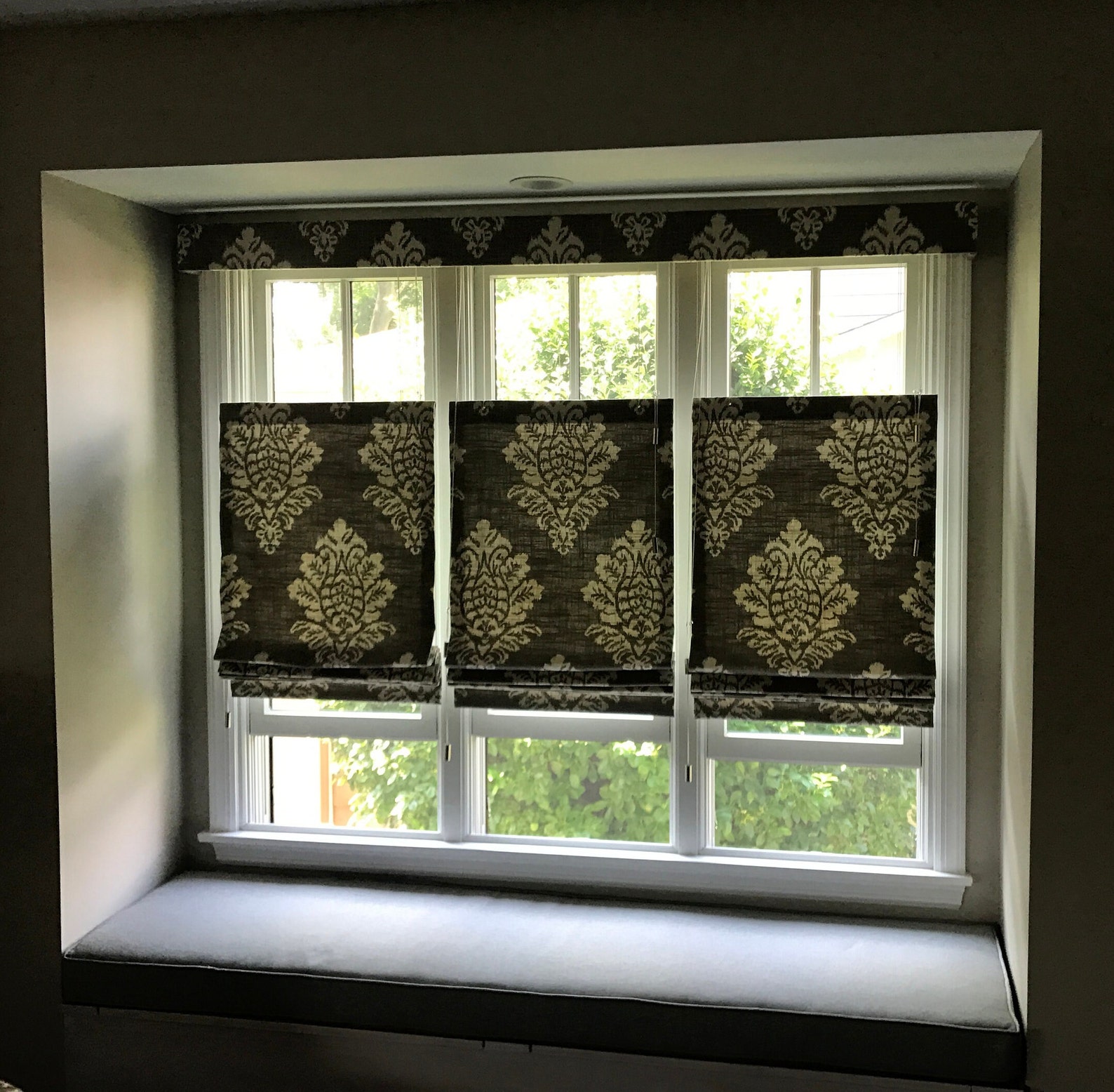 Top Down Bottom up Roman Shades Etsy