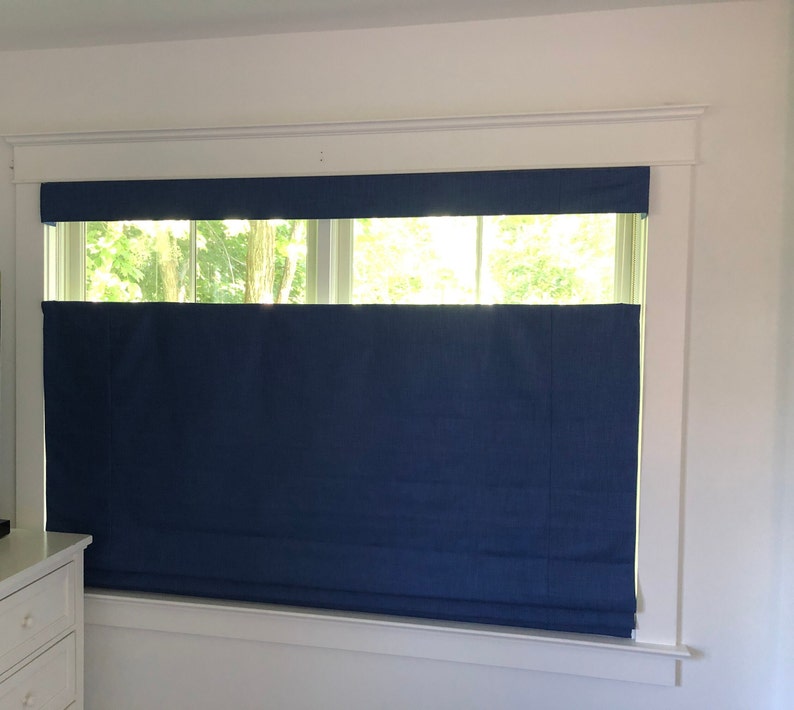 Top Down Bottom up Roman Shades Etsy