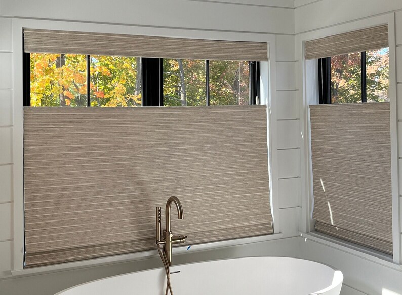 Top Down Bottom up Roman Shades Etsy