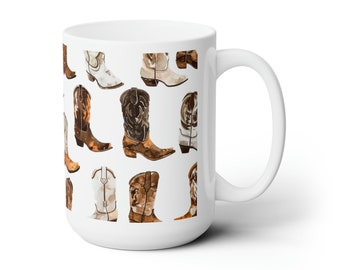 Cowboy Boots Mug - 15oz