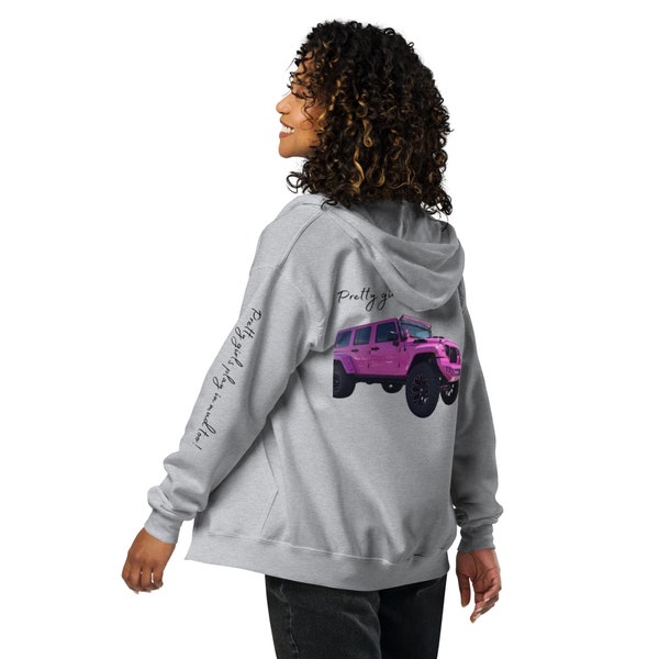 Jeep girl hoodie Pink jeep lover hoodie girl jeep lover pink zip up hoodie