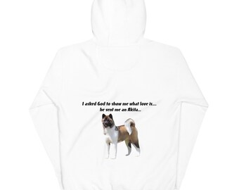 Akita Angel in Disguise: Unisex Sweatshirt for Akita Lovers