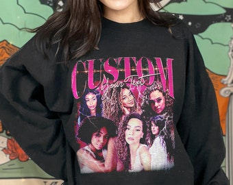 Custom Bootleg Rap T-shirt, Custom Photo - Vintage Graphic 90s Sweatshirt, Custom Photo Hoodie, CUSTOM Your Own Bootleg Idea Here