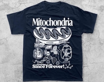 Mitochondria Powering life Since Forever Science Shirt, Funny Biology Humor Hoodie, Chemistry Nerd Gift Sweatshirt, Science Teacher Tee