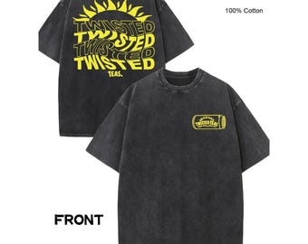 Twisted Teas T-Shirt, Grunge Streetwear Retro Graphic Tee