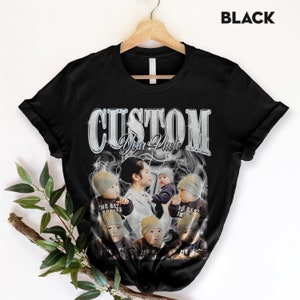 Custom Your Own Bootleg T-shirt, Retro Custom Bootleg Rap Sweatshirt, Custom Bootleg, Custom Your Photo, Insert Your Design, Vintage