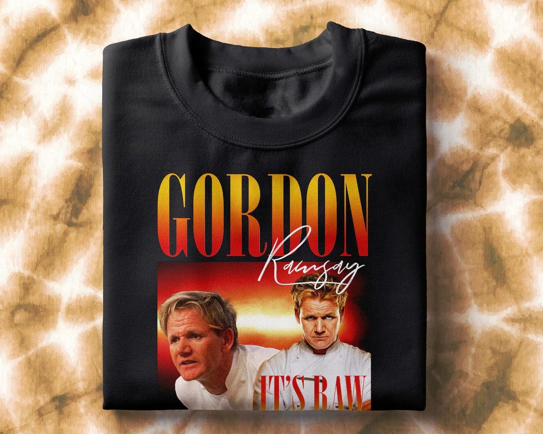 Vintage Ramsay T-shirt, Retro Gordon Ramsay 90s Sweatshirt, Vintage ...