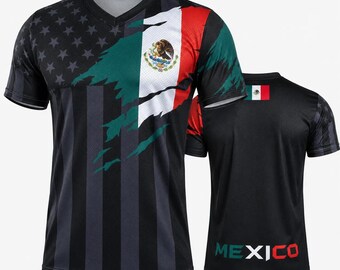 Distressed American Mexican Flag Shirt, Patriotic Heritage Hoodie, Bi-Cultural Sweatshirt, US Mexico Fusion Tee, Gift For Bicultural