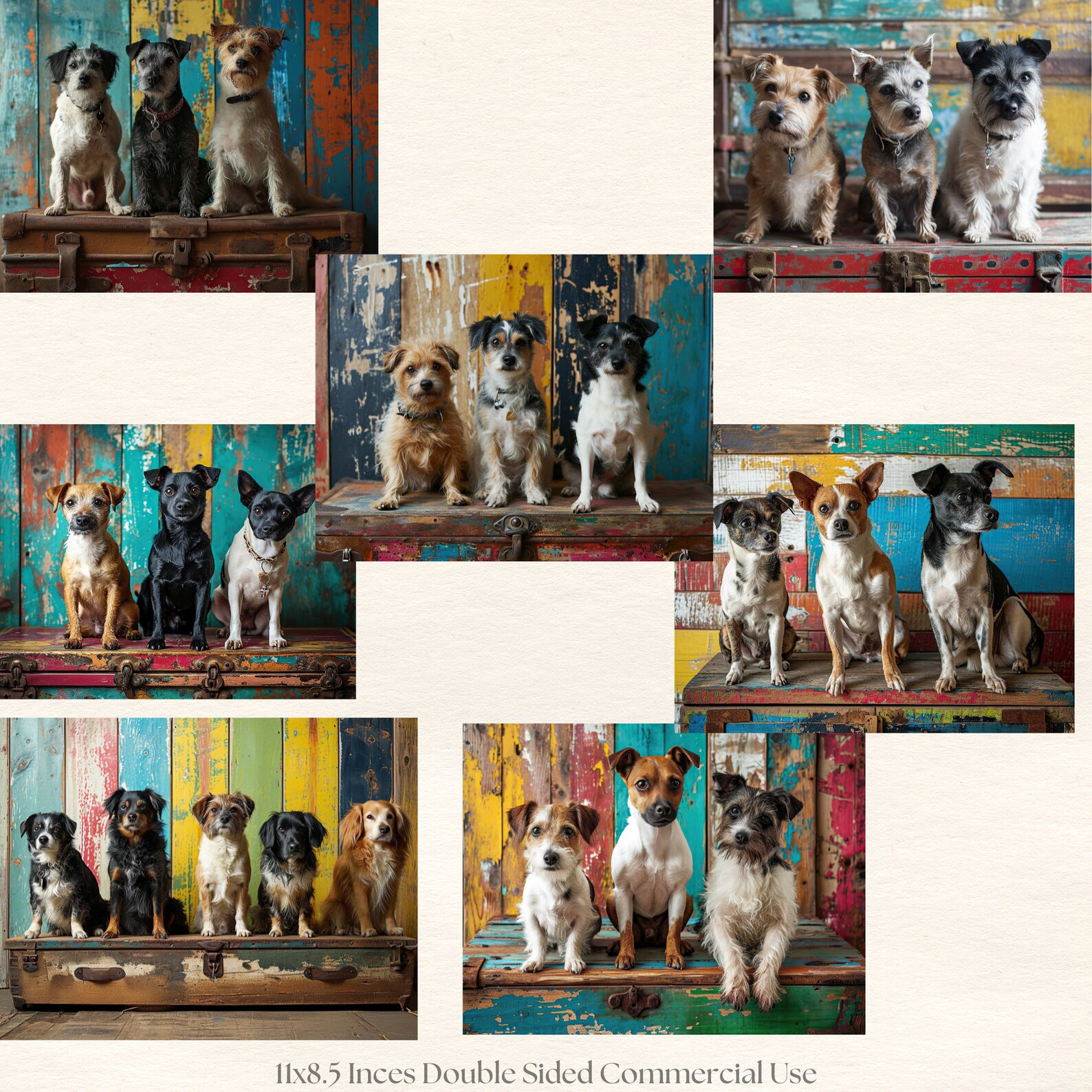 Journal Doogs Junk Journal Printable, Dogs on a Box, Vintage Journal Papers, Cute ...