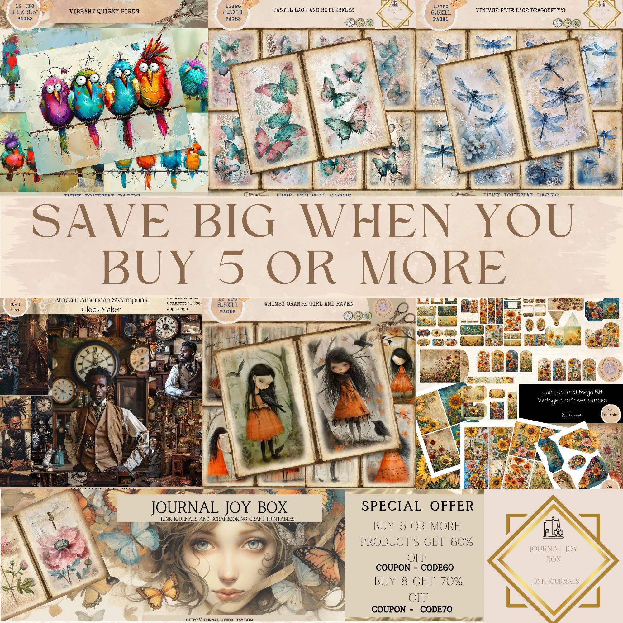 JUNKJOURNAL✤ファイル＆Journalセット♡ JUNKJOURNAL✤ファイル＆Journalセット♡ JUNKJOURNAL✤ファイル