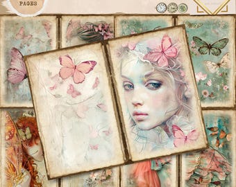 羽ばたく翼のデジタルジャンクジャーナルADDON、妖精の女の子と蝶の