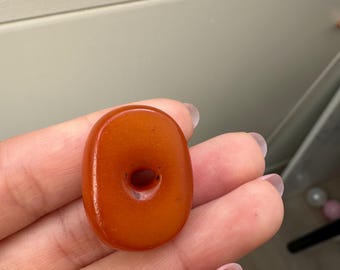 Antique amber bead