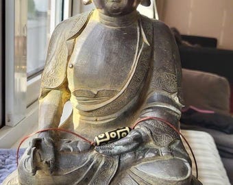 Rare Ming Dynasty Bronze Buddha Statue - Chinese Buddhist Art