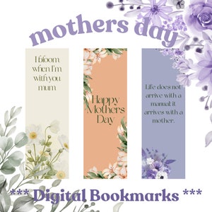 Mothers Day Bookmarks