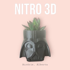 Darth Vader Planter Succulent Planter Pot Star Wars Geeky Gift