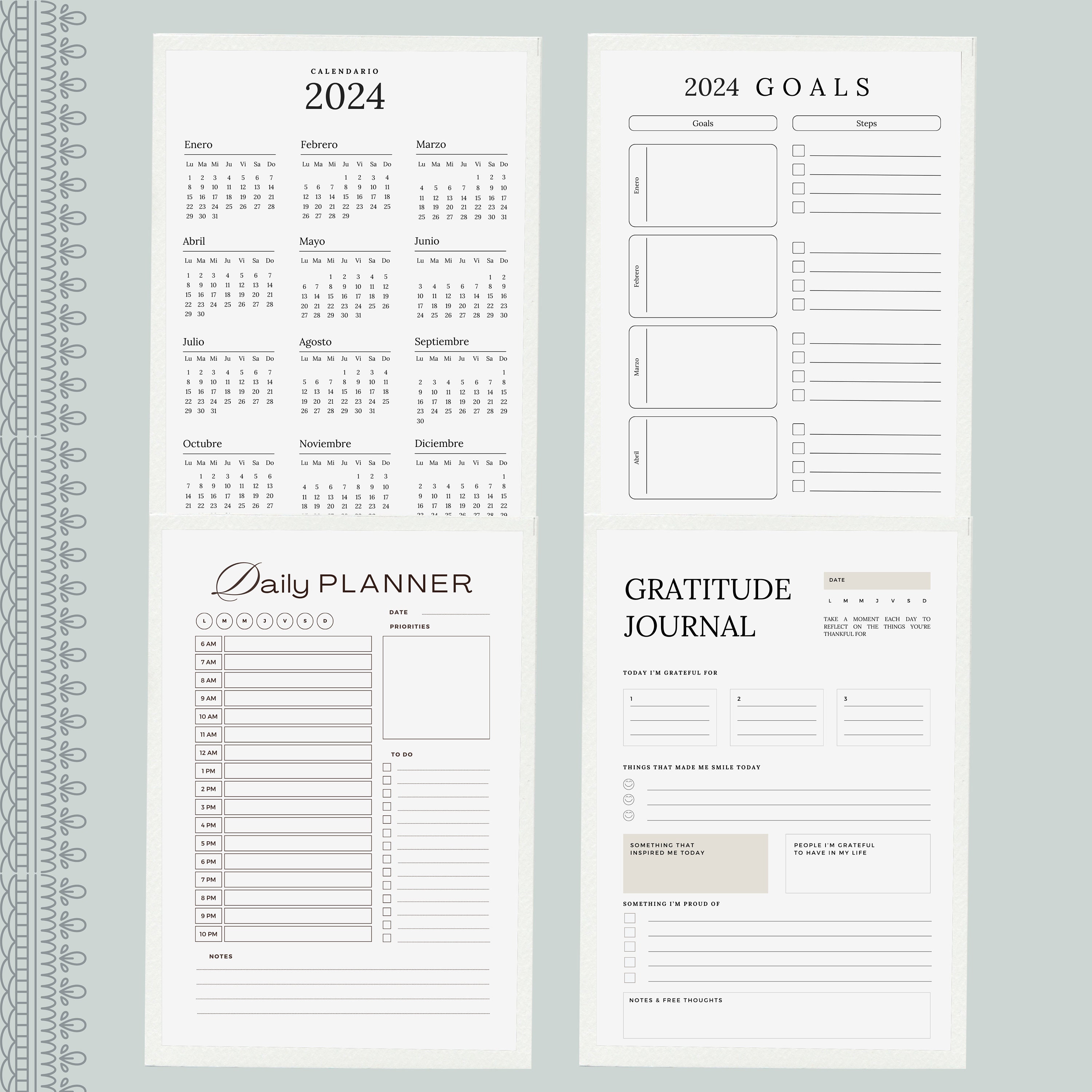GoodNotes Daily Calendar