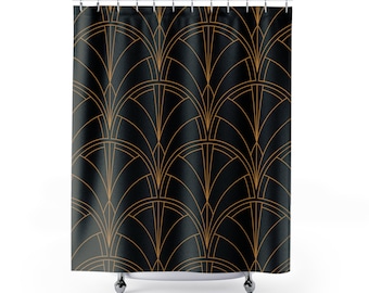 Art Deco Shower Curtain