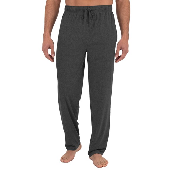 Men's Comfortable Soft Lightweight Solid Jersey Knit Pants featuring an Adjustable Drawstring Waist Perfect for Relaxed Days and Cozy Nights