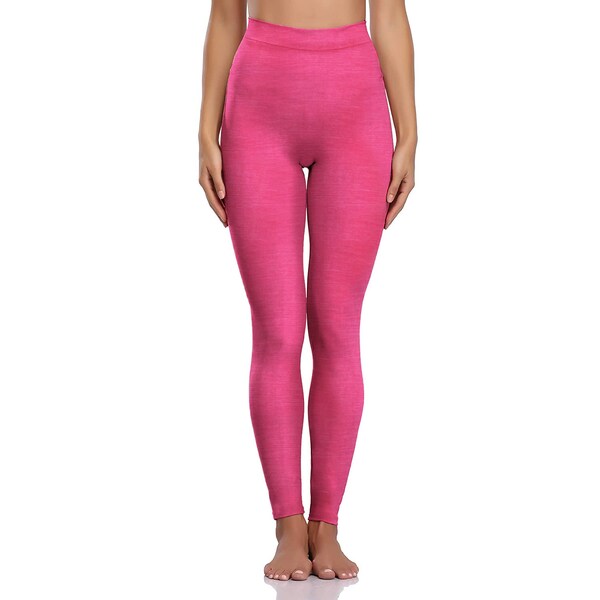 Women's Ultra-Soft Cozy Seamless Marled Space Dye Active Athletic Stretch Yoga Leggings