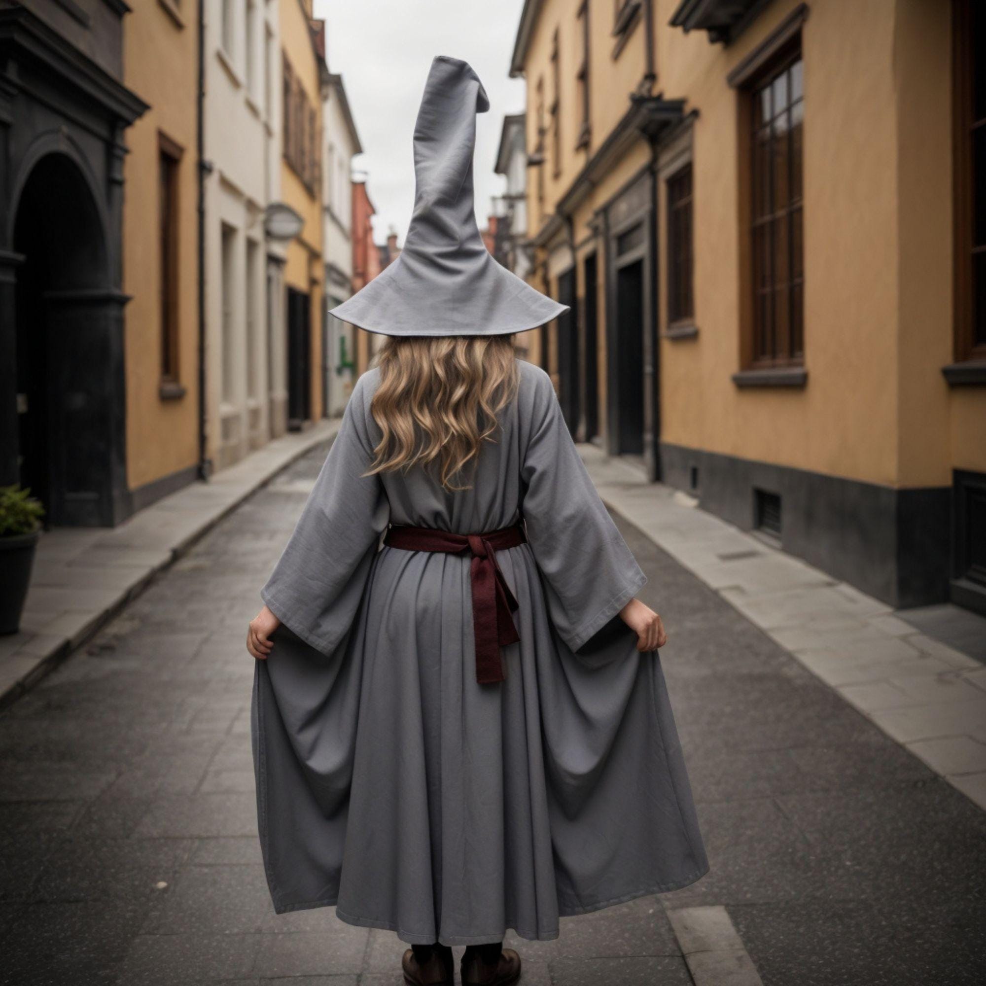 Versatile Grey Medieval Robe | Unisex Renaissance Costume | Historical ...