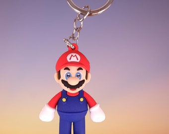 Mario 3D Keychain Style 1 Backpack Car Charm